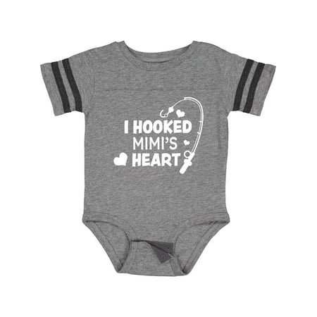 Inktastic I Hooked Mimi s Heart with Fishing Rod Gift Baby Boy or Baby Girl Bodysuit
Inktastic I Hooked Mimi s Heart with Fishing Rod Gift Baby Boy or Baby Girl Bodysuit