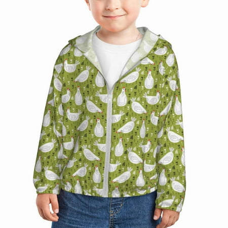 Gaeub Lovely Chickens Print Athletic Sun Protection Hoodie for Kids Long Sleeve Outdoor UV Shirt Running Fishing Top for Boys Girls-4 Years
Gaeub Lovely Chickens Print Athletic Sun Protection Hoodie for Kids Long Sleeve Outdoor UV Shirt Running Fishing Top for Boys Girls-4 Years