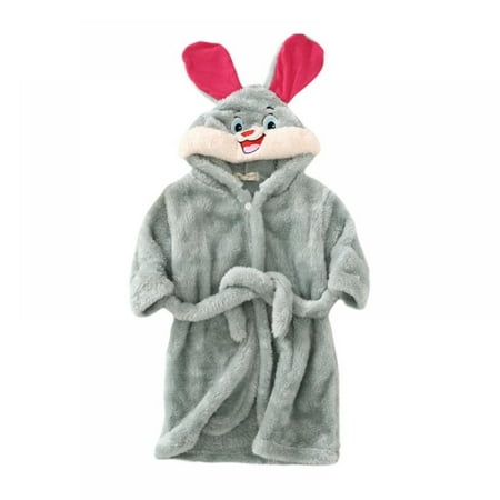 Toddler Kids Cartoon Hooded Plush Robe Animal Pajamas Fleece Bathrobe Children Sleepwear
Toddler Kids Cartoon Hooded Plush Robe Animal Pajamas Fleece Bathrobe Children Sleepwear