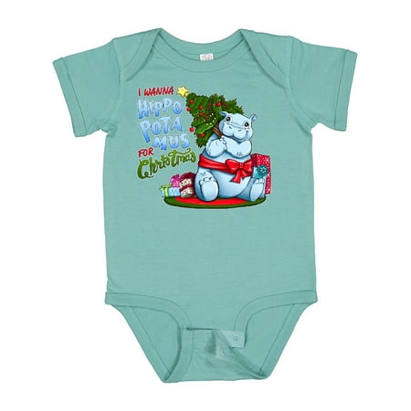 Inktastic I Wanna Hippopotamus for Christmas- Cute Hippo Gift Baby Boy or Baby Girl Bodysuit
Inktastic I Wanna Hippopotamus for Christmas- Cute Hippo Gift Baby Boy or Baby Girl Bodysuit