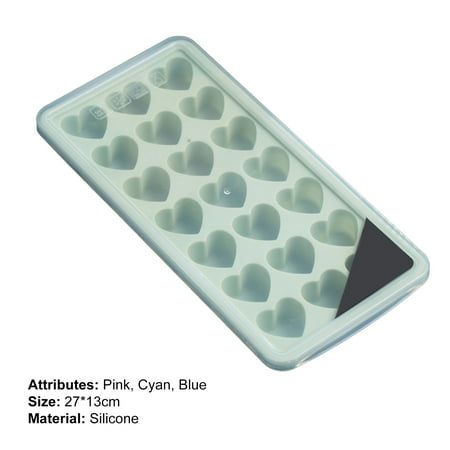 XINHUADSH Ice Mould Non-slip Anti-slip Heart-shaped 21 Grids Ice Cube Mould Safe Useful Kitchen Supplies
XINHUADSH Ice Mould Non-slip Anti-slip Heart-shaped 21 Grids Ice Cube Mould Safe Useful Kitchen Supplies