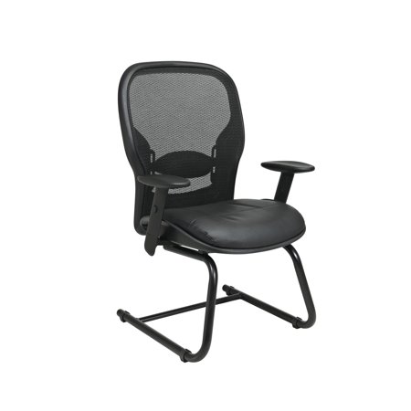 Breathable Mesh Back and Eco Leather Seat Visitors Chair