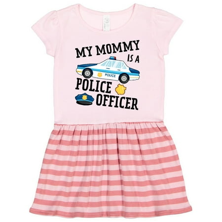 Inktastic My Mommy is a Police Officer Gift Toddler Girl Dress