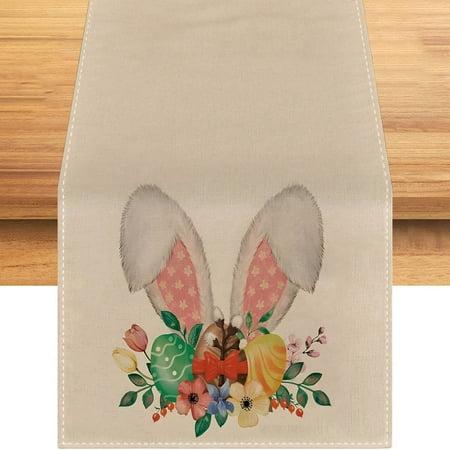 HANXIULIN Easter Table Flag Bunny Egg Pattern Table Decoration Waterproof Mat Fabric Printed Table Runner Holiday Home Decor
HANXIULIN Easter Table Flag Bunny Egg Pattern Table Decoration Waterproof Mat Fabric Printed Table Runner Holiday Home Decor