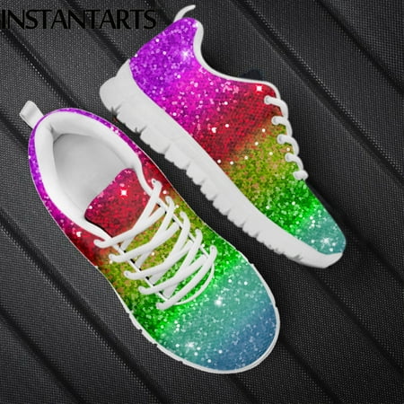 Cool Rainbow Glitter Texture Printed Girls Flat Shoes Breathable Slip-on Mesh Sneakers Outdoor Lace up Scarpe Donna
Cool Rainbow Glitter Texture Printed Girls Flat Shoes Breathable Slip-on Mesh Sneakers Outdoor Lace up Scarpe Donna
