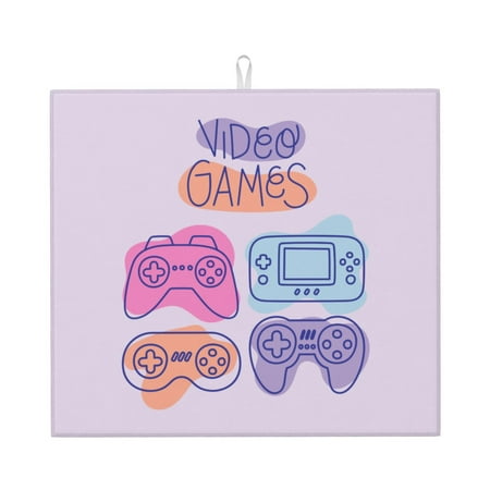 XMXT Microfiber Drying Mat Multi Cartoon Gamepad Absorbent Dish Drying Mats for Kitchen Dishes Rack Pad 16 x 18 inches
XMXT Microfiber Drying Mat Multi Cartoon Gamepad Absorbent Dish Drying Mats for Kitchen Dishes Rack Pad 16 x 18 inches