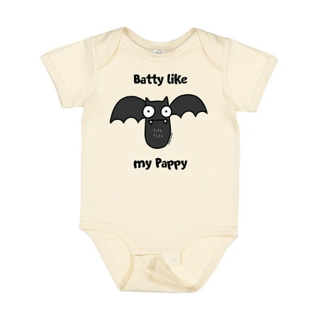 Inktastic Batty Like My Pappy Gift Baby Boy or Baby Girl Bodysuit