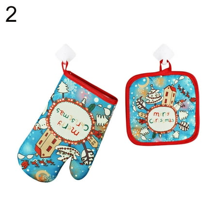 MQing 1Pc Heat Resistant Glove + 1Pc Anti-hot Mat Kitchen Christmas Decor Baking Tool
MQing 1Pc Heat Resistant Glove + 1Pc Anti-hot Mat Kitchen Christmas Decor Baking Tool