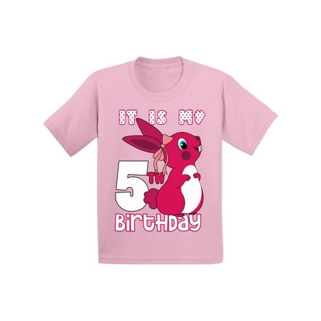 Awkward Styles It is My 5th Birthday T-shirt Pink Bunny Toddler Shirt Birthday Girl Tee
Awkward Styles It is My 5th Birthday T-shirt Pink Bunny Toddler Shirt Birthday Girl Tee