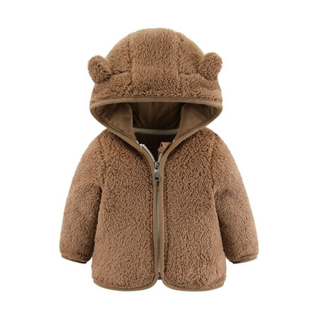 Bomotoo Baby Warm Fuzzy Fleece Jacket Zipper Thicken Cardigan Outdoor Loose Hoodies Sherpa Coat Brown 70/0-6M
Bomotoo Baby Warm Fuzzy Fleece Jacket Zipper Thicken Cardigan Outdoor Loose Hoodies Sherpa Coat Brown 70/0-6M