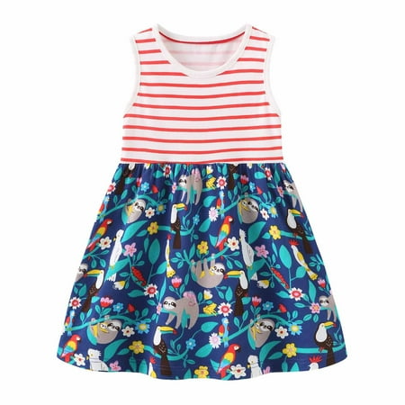 Efsteb Fashion Cute Girls Dresses Kids Toddler Baby Girl Clothes Summer Cartoon Printed Dress Crewneck Causal Sleeveless Dresses Sundress Red (6-7 Years)
Efsteb Fashion Cute Girls Dresses Kids Toddler Baby Girl Clothes Summer Cartoon Printed Dress Crewneck Causal Sleeveless Dresses Sundress Red (6-7 Years)