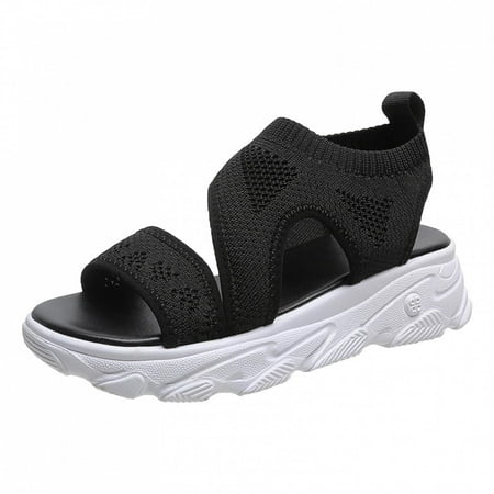 EQWLJWE Sandals For Women Strappy New Style Sandals Women S Woven Mesh Flat Casual Beach Shoes Sandals Deals Clearance
EQWLJWE Sandals For Women Strappy New Style Sandals Women S Woven Mesh Flat Casual Beach Shoes Sandals Deals Clearance