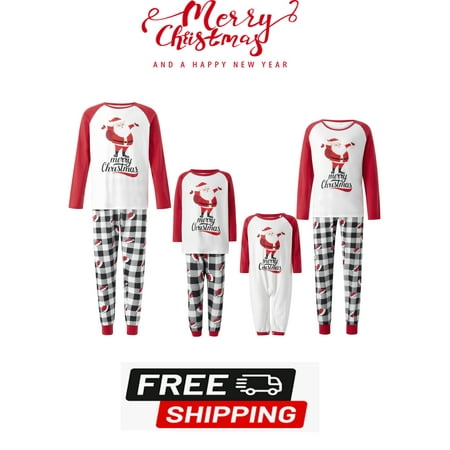Christmas Pajamas For Family Santa Claus