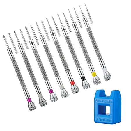 -Precision Jewelry Screwdriver 0.6-1.6mm 8PCS Watch with 8 Extra Replacement Blades
-Precision Jewelry Screwdriver 0.6-1.6mm 8PCS Watch with 8 Extra Replacement Blades