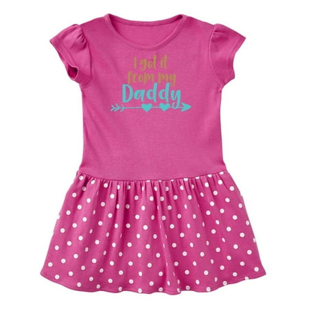 Inktastic I Got It From My Daddy Arrow Hearts - Blue Brown Gift Baby Girl Dress
Inktastic I Got It From My Daddy Arrow Hearts - Blue Brown Gift Baby Girl Dress