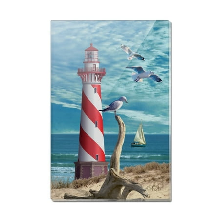 Lighthouse Seashore Ocean Beach Seagulls Sailboat Rectangle Acrylic Fridge Refrigerator Magnet
Lighthouse Seashore Ocean Beach Seagulls Sailboat Rectangle Acrylic Fridge Refrigerator Magnet