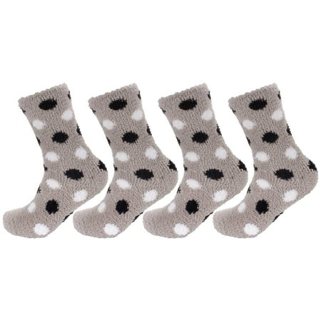 Women s Soft and Cozy Extra Large Fuzzy Crew Socks 4 Pairs Color 02 Dot Black Grey
Women s Soft and Cozy Extra Large Fuzzy Crew Socks 4 Pairs Color 02 Dot Black Grey