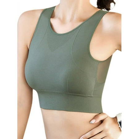 Women s Sports Bras Comfy Soft Padded Wireless Quick Dry Full Coverage T Shirt Bra Active Yoga Fitness Running Bralette for Push Up Medi Support Sleeping with Removable Chest Pad Full Cup S-2XL
Women s Sports Bras Comfy Soft Padded Wireless Quick Dry Full Coverage T Shirt Bra Active Yoga Fitness Running Bralette for Push Up Medi Support Sleeping with Removable Chest Pad Full Cup S-2XL