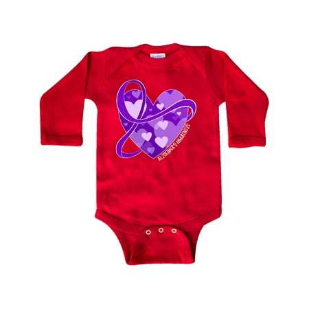 Inktastic Alzheimers Awareness Purple Ribbon Around Heart Gift Baby Boy or Baby Girl Long Sleeve Bodysuit
Inktastic Alzheimers Awareness Purple Ribbon Around Heart Gift Baby Boy or Baby Girl Long Sleeve Bodysuit