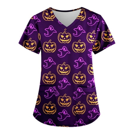 Umitay plus size scrubs for women Women s Fashion V-neck Short Sleeve Workwear With Pockets Printed Tops
Umitay plus size scrubs for women Women s Fashion V-neck Short Sleeve Workwear With Pockets Printed Tops