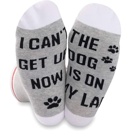Dog Lover Gift Dog Mom Gift I Can’t Get Up Now The Dog Is On My Lap Novelty Socks for Dog Owner Cut Dog Socks
Dog Lover Gift Dog Mom Gift I Can’t Get Up Now The Dog Is On My Lap Novelty Socks for Dog Owner Cut Dog Socks