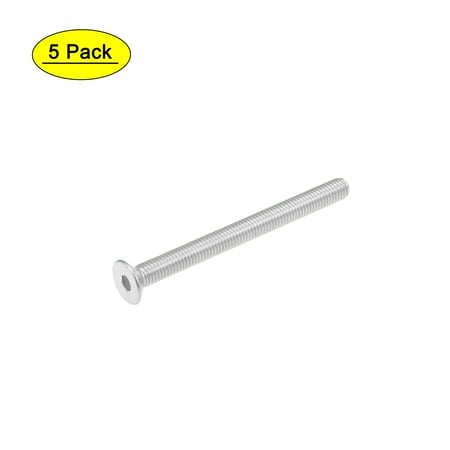 Uxcell M8x90mm Flat Head Machine Screws Inner Hex Screw 304 Stainless Steel Fasteners Bolts 5 Pack
Uxcell M8x90mm Flat Head Machine Screws Inner Hex Screw 304 Stainless Steel Fasteners Bolts 5 Pack