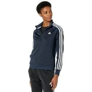 adidas Essential 3-Stripes Tricot Jacket (Womens, Legend Ink, LG, One Size)