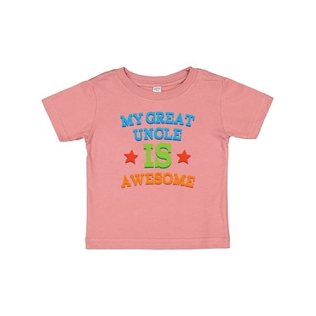 Inktastic My Great Uncle Is Awesome Gift Baby Boy or Baby Girl T-Shirt