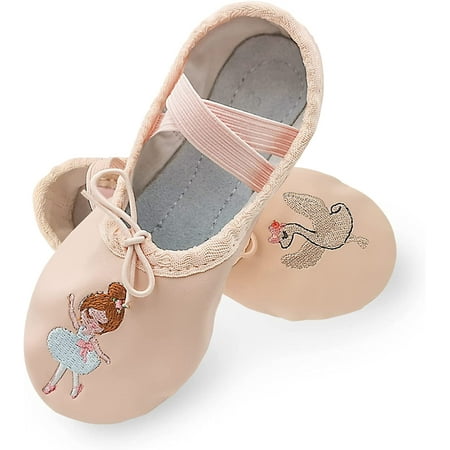 3T/4T/5T/6T Toddler Ballet Shoes Leather Ballet Slippers for Girls.Full-Sole Dance Shoes for Girls Toddler
3T/4T/5T/6T Toddler Ballet Shoes Leather Ballet Slippers for Girls.Full-Sole Dance Shoes for Girls Toddler