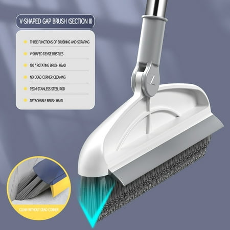 Floor Brush Crevice Cleaning Brush in Long Handle Rotating for Bathroom Kitchen
Floor Brush Crevice Cleaning Brush in Long Handle Rotating for Bathroom Kitchen