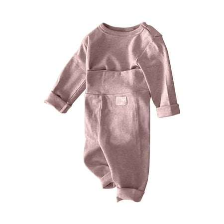 Thhvdrg Toddler Kids Baby Girls Boys Outfits Long Sleeve Solid Color Top and High Waisted Pants Home Suit Comft Pajamas Set for 0 To 4 Years Fall Winter Spring Clothes
Thhvdrg Toddler Kids Baby Girls Boys Outfits Long Sleeve Solid Color Top and High Waisted Pants Home Suit Comft Pajamas Set for 0 To 4 Years Fall Winter Spring Clothes