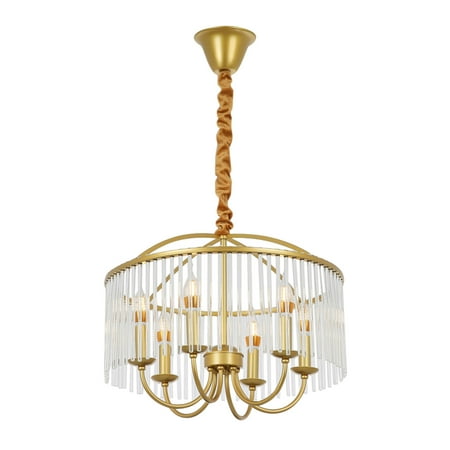 Miumaeov Modern Gold Chandelier Crystal Pendant Ceiling Light Luxury 6-Lights for Dining Living Room Foyer Hallway 20
Miumaeov Modern Gold Chandelier Crystal Pendant Ceiling Light Luxury 6-Lights for Dining Living Room Foyer Hallway 20