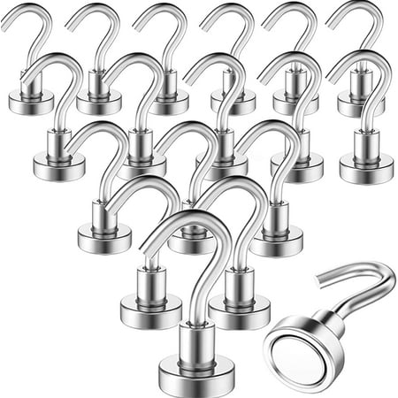 5 Pack Magnetic Hooks Neodymium Magnet Hooks Magnet with Hooks Strong Magnetic Hooks for Hanging at Home Kitchen Office and Garage
5 Pack Magnetic Hooks Neodymium Magnet Hooks Magnet with Hooks Strong Magnetic Hooks for Hanging at Home Kitchen Office and Garage