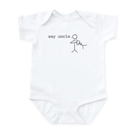 CafePress - Say Uncle. Nuggie Stick Figure Infant Bodysuit - Baby Light Bodysuit Size Newborn - 24 Months
CafePress - Say Uncle. Nuggie Stick Figure Infant Bodysuit - Baby Light Bodysuit Size Newborn - 24 Months