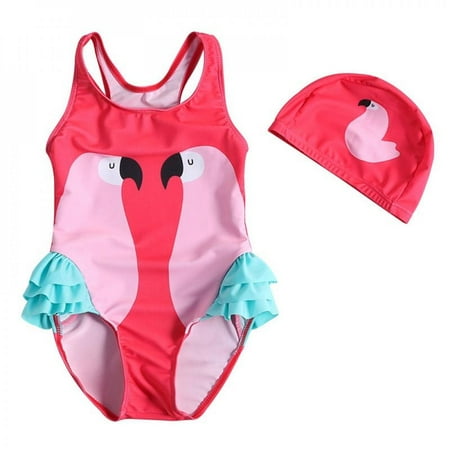 NEW Baby Girl One Piece Swimsuit Animal Goose Print Swimwear Swimming Cap Strap Sunsuit Summer Beachwear Outfit
NEW Baby Girl One Piece Swimsuit Animal Goose Print Swimwear Swimming Cap Strap Sunsuit Summer Beachwear Outfit