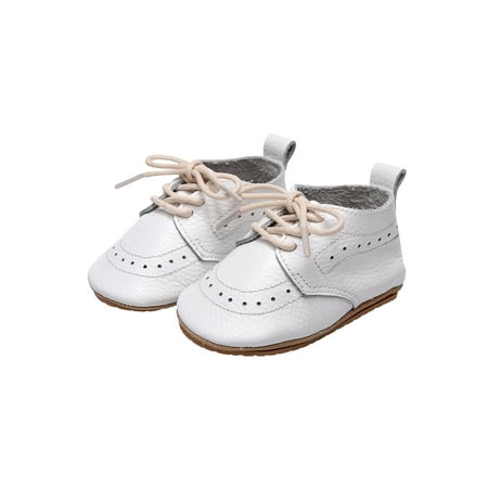 Suanret Baby Girls Boys Leather Shoes Soft Sole Kids Ballet Shoes Newborn Baby Crib Shoes White 12-18 Months
Suanret Baby Girls Boys Leather Shoes Soft Sole Kids Ballet Shoes Newborn Baby Crib Shoes White 12-18 Months
