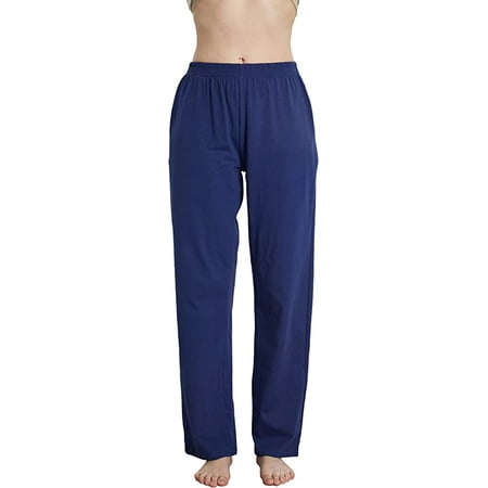 WORW Womens Casual Long Pajama Lounge Pants Solid Cotton Sleepwear Pj Bottoms with Pockets
WORW Womens Casual Long Pajama Lounge Pants Solid Cotton Sleepwear Pj Bottoms with Pockets