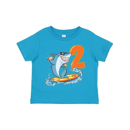 Inktastic Second Birthday Surfing Shark with Hot Dog and Ice Cream Gift Toddler Boy or Toddler Girl T-Shirt 
Inktastic Second Birthday Surfing Shark with Hot Dog and Ice Cream Gift Toddler Boy or Toddler Girl T-Shirt
