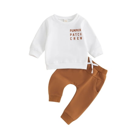 wybzd Toddler Baby Boy Halloween Outfits Pumpkin Patch Crew Long Sleeve Sweatshirt with Long Pants
wybzd Toddler Baby Boy Halloween Outfits Pumpkin Patch Crew Long Sleeve Sweatshirt with Long Pants