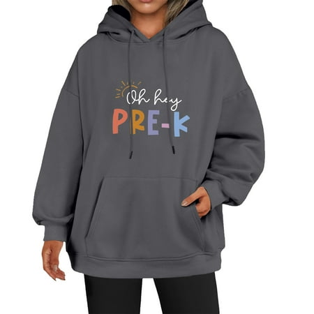 WUDATI Funny Back to School T-Shirt Hoodie Teacher Lifestyle Gift Long Sleeve Sweatshirt Casual Wear for Daily School Work and Sports Perfect for Spring Autumn and Winter Comfortable and Breathab
WUDATI Funny Back to School T-Shirt Hoodie Teacher Lifestyle Gift Long Sleeve Sweatshirt Casual Wear for Daily School Work and Sports Perfect for Spring Autumn and Winter Comfortable and Breathab