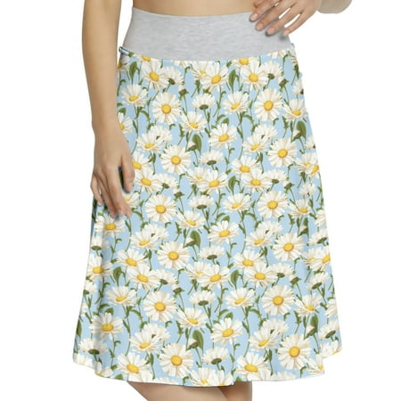 Women s Daisy Chamomile Flower Garden Yard A-line Printed Skirt Casual Wear M Olive Green Pale Blue by Ambesonne
Women s Daisy Chamomile Flower Garden Yard A-line Printed Skirt Casual Wear M Olive Green Pale Blue by Ambesonne