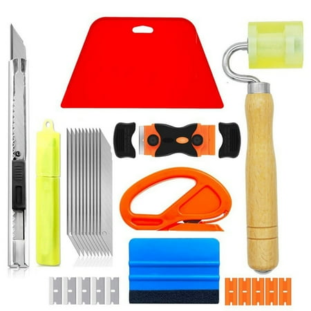 WELPET 27-Piece Set of Car Film Double-Sided Scraper Wall Kit Roller Pressure Wheel Seal Scraper Tape Measure
WELPET 27-Piece Set of Car Film Double-Sided Scraper Wall Kit Roller Pressure Wheel Seal Scraper Tape Measure