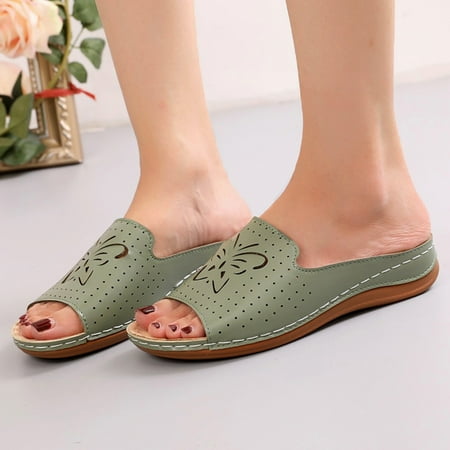 Christmas Fashion Ladies Flat Hollow Slippers Roman Style Spring And Summer Sandals
Christmas Fashion Ladies Flat Hollow Slippers Roman Style Spring And Summer Sandals