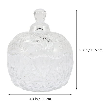 Candy Jar Containers Transparent Glass Jar Empty Candle Jars for Candle Making
