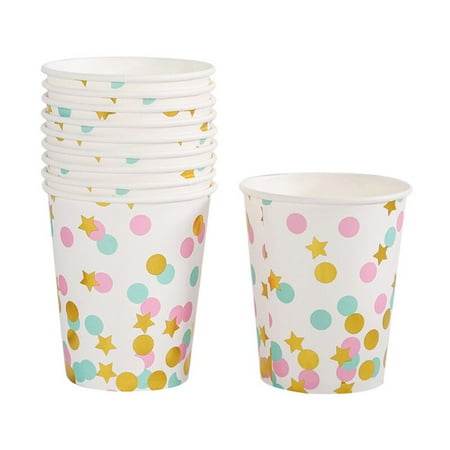 Disposable Cups 8Oz Drinking Cups Tea Coffee Cups Birthday party paper cups dessert cups Tableware S
Disposable Cups 8Oz Drinking Cups Tea Coffee Cups Birthday party paper cups dessert cups Tableware S
