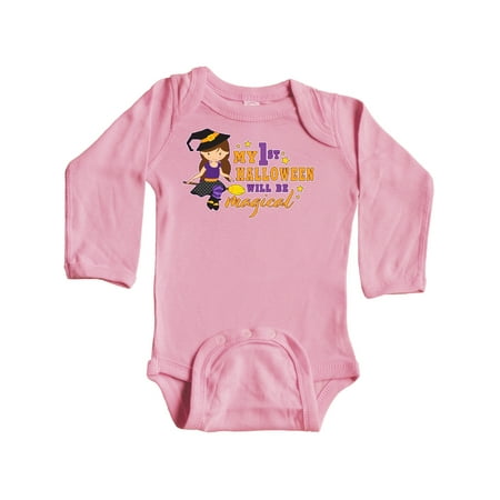 Inktastic My 1st Halloween will be Magical with Brown Haired Witch Gift Baby Girl Long Sleeve Bodysuit
Inktastic My 1st Halloween will be Magical with Brown Haired Witch Gift Baby Girl Long Sleeve Bodysuit