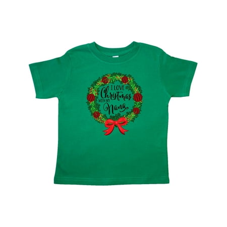 Inktastic I Love Christmas with My Nana Wreath Gift Toddler Boy or Toddler Girl T-Shirt
Inktastic I Love Christmas with My Nana Wreath Gift Toddler Boy or Toddler Girl T-Shirt