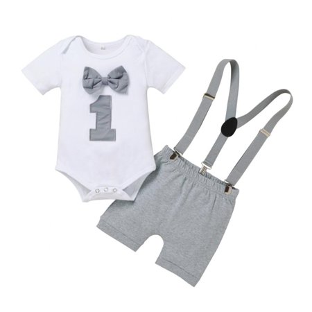 Toddler Baby Boy 1st Birthday Outfit 9-18 Months Smash Cake First Clothes Sets Romper Bodysuit Shorts Pants Suspenders
Toddler Baby Boy 1st Birthday Outfit 9-18 Months Smash Cake First Clothes Sets Romper Bodysuit Shorts Pants Suspenders