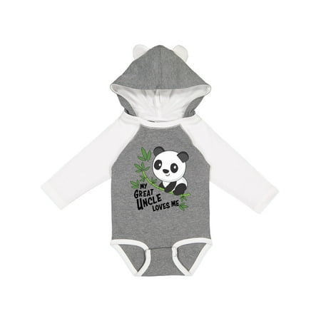 Inktastic My Great Uncle Loves Me- Cute Panda Gift Baby Boy or Baby Girl Long Sleeve Bodysuit
Inktastic My Great Uncle Loves Me- Cute Panda Gift Baby Boy or Baby Girl Long Sleeve Bodysuit