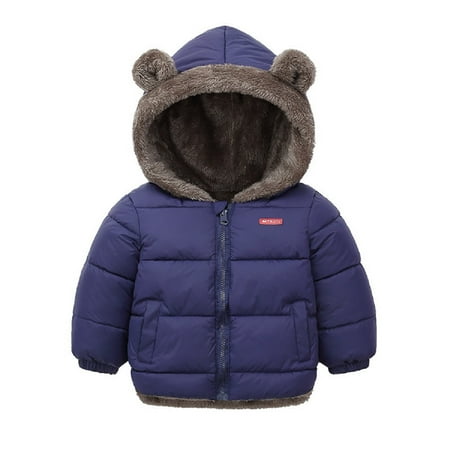 Toddler Winter Outfits Kids Little Boys Girls Winter Thick Jacket Warm Fleece Fur Lining Zipper Hooded Windproof Coat Outwear for 1-6 Years Drak Blue 4-5 Years
Toddler Winter Outfits Kids Little Boys Girls Winter Thick Jacket Warm Fleece Fur Lining Zipper Hooded Windproof Coat Outwear for 1-6 Years Drak Blue 4-5 Years